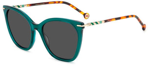 Carolina Herrera HER 0091/S women Green Cat Eye Sunglasses
