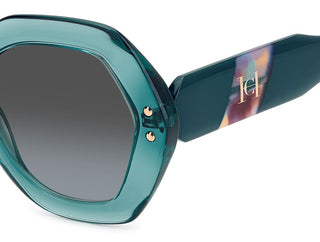 Carolina Herrera HER 0126/S women Green Squared Sunglasses