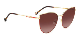 Carolina Herrera HER 0138/S women Rose gold Squared Sunglasses