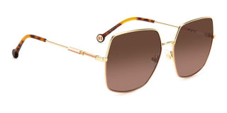 Carolina Herrera HER 0139/S women Rose gold Squared Sunglasses