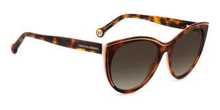 Carolina Herrera HER 0142/S women Havana Squared Sunglasses