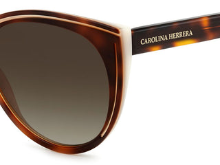 Carolina Herrera HER 0142/S women Havana Squared Sunglasses