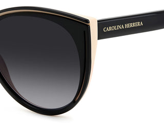 Carolina Herrera HER 0142/S women Black Squared Sunglasses