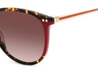 Carolina Herrera HER 0184/S women Havana Round Sunglasses