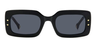 Carolina Herrera HER 0187/S women Black Geometric Sunglasses