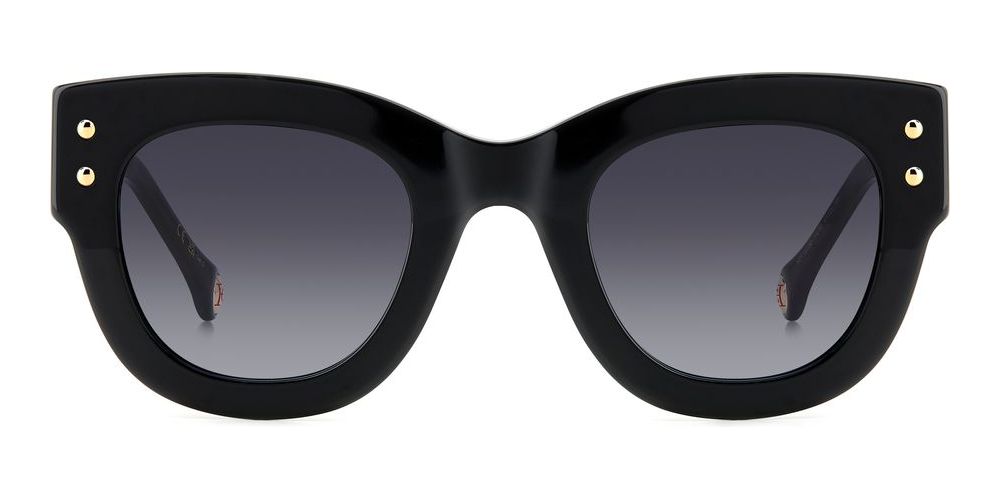 Carolina Herrera Her 0222/s Women Black Squared Sunglasses