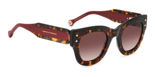 Carolina Herrera HER 0222/S women Havana Squared Sunglasses