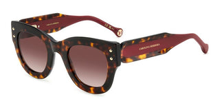 Carolina Herrera HER 0222/S women Havana Squared Sunglasses