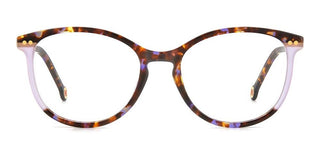Carolina Herrera Her 0247 Women Havana Squared Eyeglasses