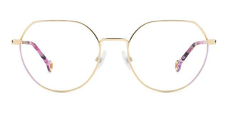 Carolina Herrera Her 0296 Women Violet Geometric Eyeglasses