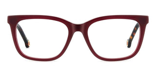 Carolina Herrera Her 0300 Women Red Rectangle Eyeglasses