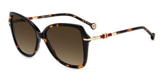 Carolina Herrera Her 0302/s Women Havana Butterfly Sunglasses