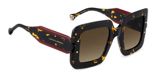 Carolina Herrera Her 0322/s Women Havana Squared Sunglasses