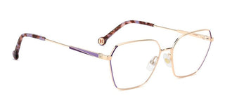 Carolina Herrera Her 0338 Women Gold Geometric Eyeglasses