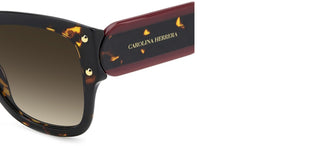 Carolina Herrera Her 0366/s Women Havana Squared Sunglasses