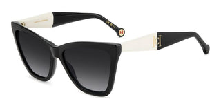 Carolina Herrera Her 0374/s Women Black Cat Eye Sunglasses