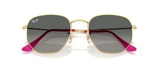 Ray-Ban HEXAGONAL METAL RB 3548N unisex Gold Geometric Sunglasses