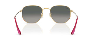Ray-Ban HEXAGONAL METAL RB 3548N unisex Gold Geometric Sunglasses