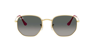 Ray-Ban HEXAGONAL METAL RB 3548N unisex Gold Geometric Sunglasses
