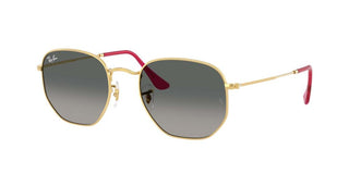 Ray-Ban HEXAGONAL METAL RB 3548N unisex Gold Geometric Sunglasses