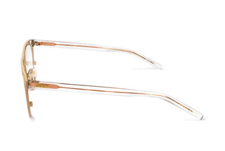 Hugo HG 1023 men Rose gold Geometric Eyeglasses