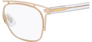 Hugo HG 1023 men Rose gold Geometric Eyeglasses