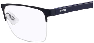 Hugo HG 1076 men Blue Geometric Eyeglasses