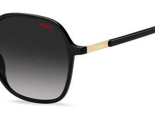 Hugo HG 1236/S women Black Geometric Sunglasses