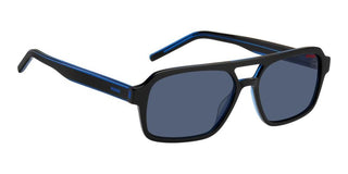 Hugo HG 1241/S men Blue Geometric Sunglasses