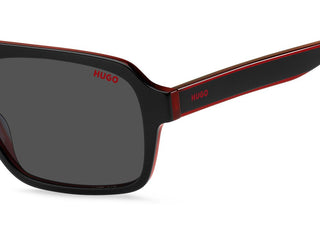 Hugo HG 1241/S men Black Geometric Sunglasses