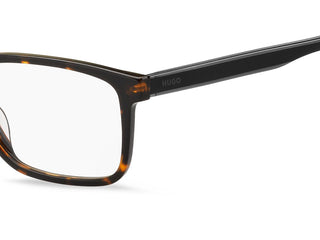 Hugo HG 1245 men Havana Squared Eyeglasses