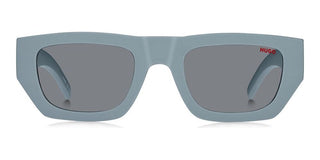 Hugo HG 1252/S men Blue Squared Sunglasses