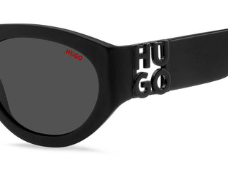 Hugo HG 1254/S men Black Geometric Sunglasses