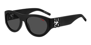 Hugo HG 1254/S men Black Geometric Sunglasses