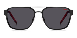 Hugo Hg 1298/s Men Black Squared Sunglasses