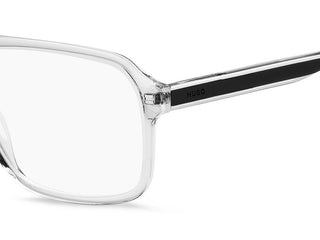 Hugo Hg 1299 Men Transparent Rectangle Eyeglasses
