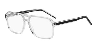 Hugo Hg 1299 Men Transparent Rectangle Eyeglasses