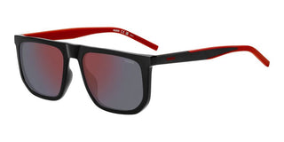 Hugo Hg 1336/g/s Men Black Rectangle Sunglasses