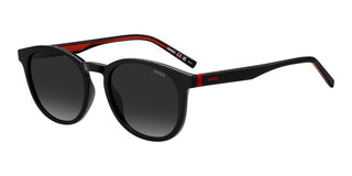 Hugo Hg 1357/s Men Black Rectangle Sunglasses