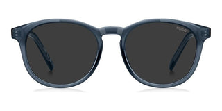 Hugo Hg 1357/s Men Blue Rectangle Sunglasses