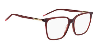 Hugo Hg 1381 Women Red Squared Eyeglasses