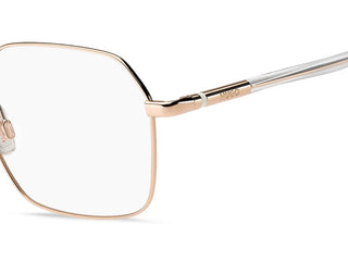 Hugo Hg 1382 Women Rose Gold Geometric Eyeglasses