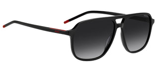 Hugo Hg 1398/s Men Black Rectangle Sunglasses