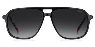 Hugo Hg 1398/s Men Black Rectangle Sunglasses