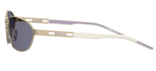Hugo HG 1413/S men Gold Geometric Sunglasses