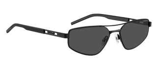 Hugo Hg 1414/s Men Black Rectangle Sunglasses