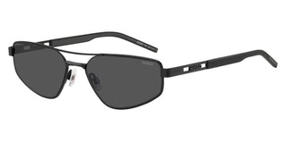 Hugo Hg 1414/s Men Black Rectangle Sunglasses