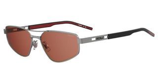 Hugo Hg 1414/s Men Ruthenium Rectangle Sunglasses