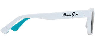 Maui Jim Hiapo Af Mj0655sa Unisex White Rectangle Sunglasses