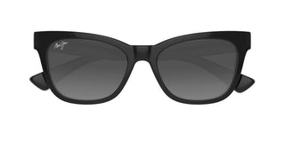 Maui Jim Hiwahiwa Mj0689s Women Black Squared Sunglasses